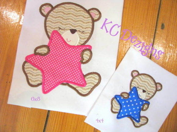 Baby Girl Bear with Star
