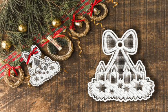 Christmas Candles FSL Decoration