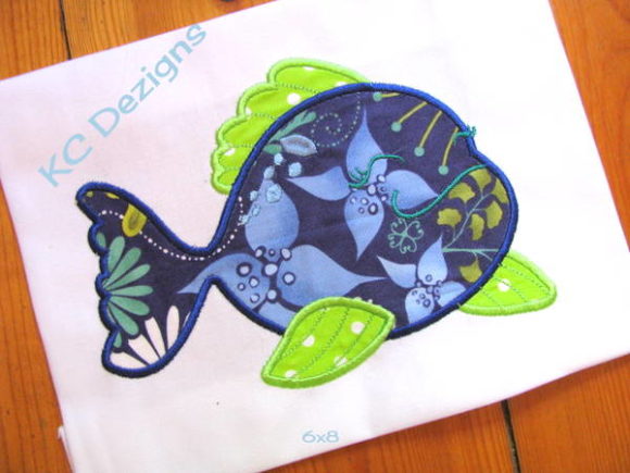 Cute Fish 03 Applique