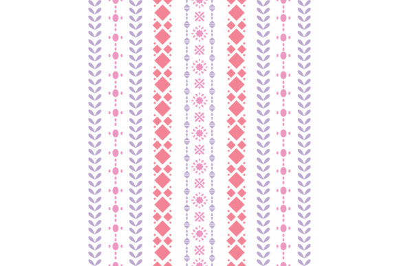 Modern Stitches Pattern on Embroidery