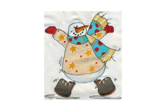 Sassy Fat Dancing Snowman