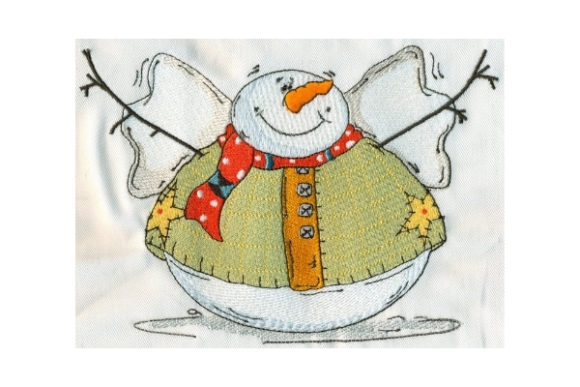 Sassy Fat Round Snowman