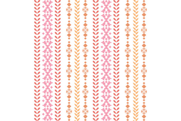 Seamless Abstract Pattern on Embroidery