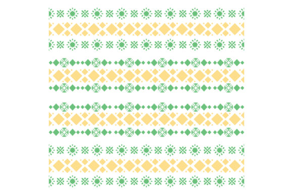 Seamless Stitches Pattern on Embroidery