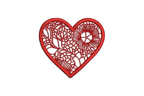 Victorian Valentine Outline Heart